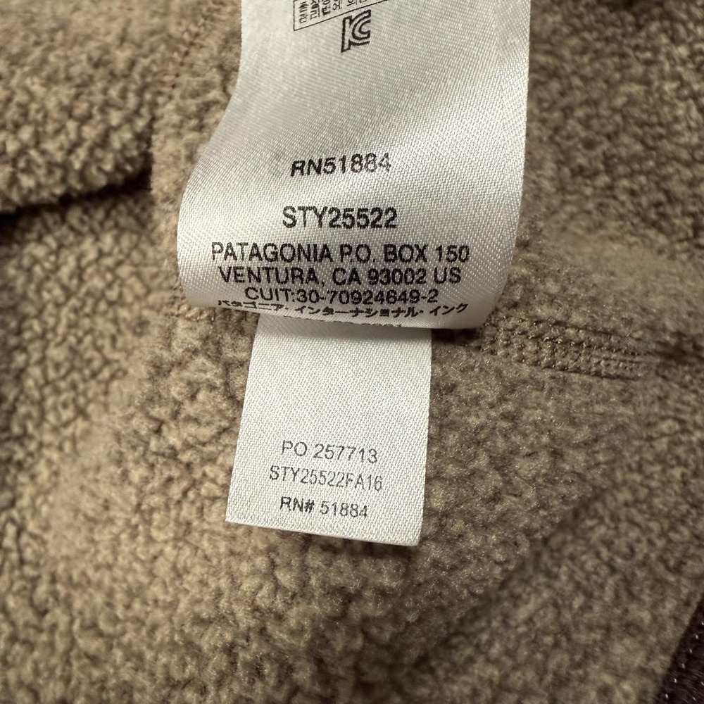 Patagonia Sweater Mens Medium Brown Heather Better Sweater 1/4 Zip STY25522‎ - Picture 5 of 10